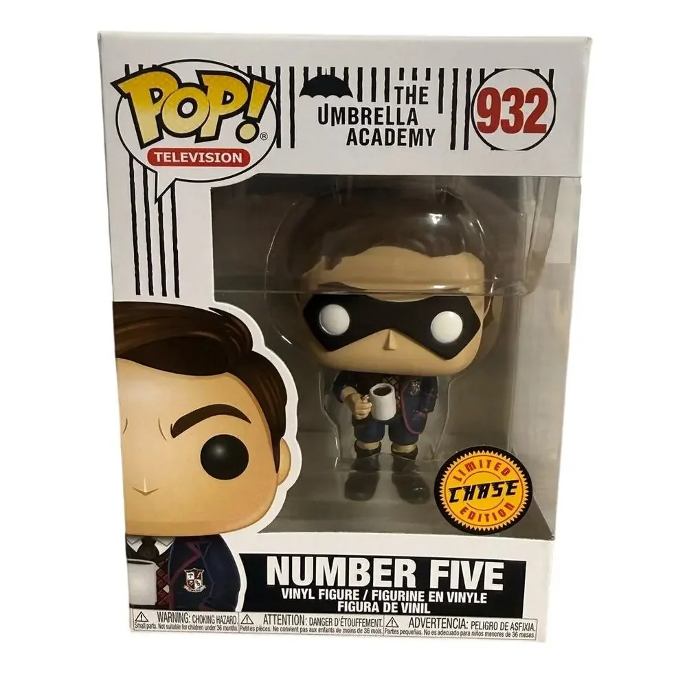 Funko Pop Television The Umbrella Academy Number Five 932 Chase Limited Edition - Picture 1 of 7